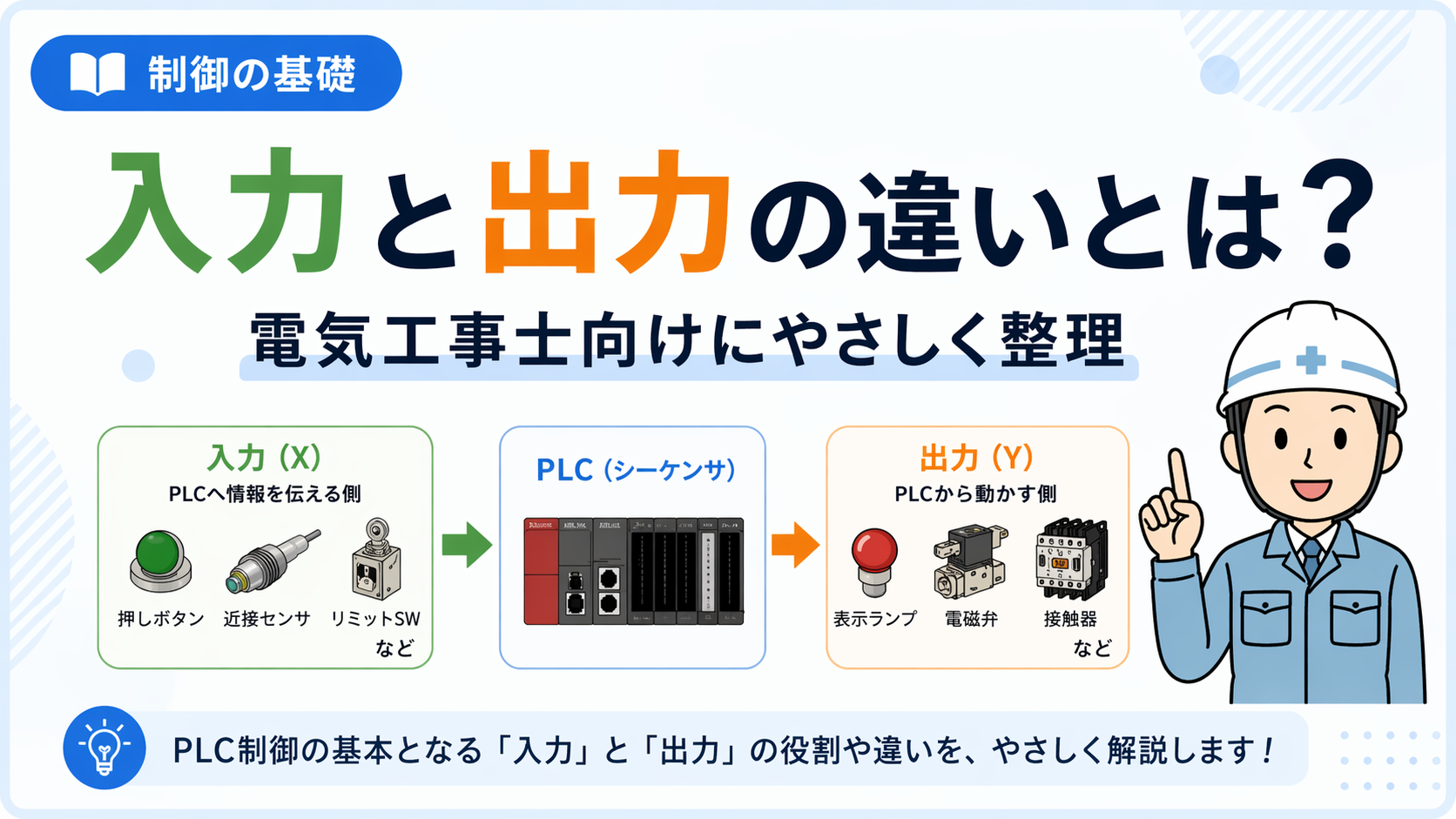 入力と出力の違い